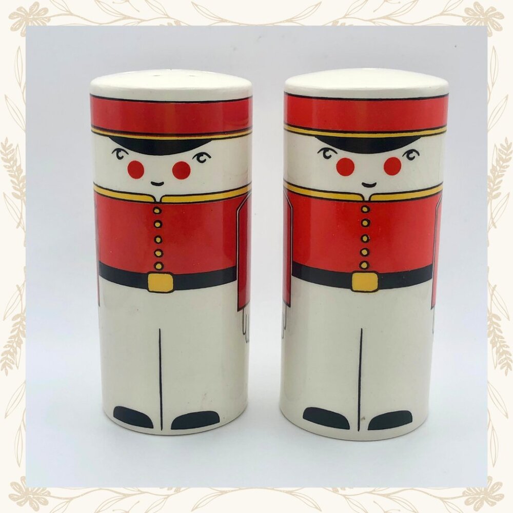 1960s Carlton Ware Toy Soldiers Salt & Pepper Shakers
